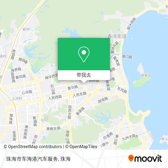 珠海市车海港汽车服务地图