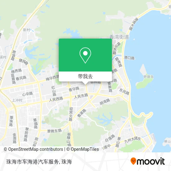 珠海市车海港汽车服务地图