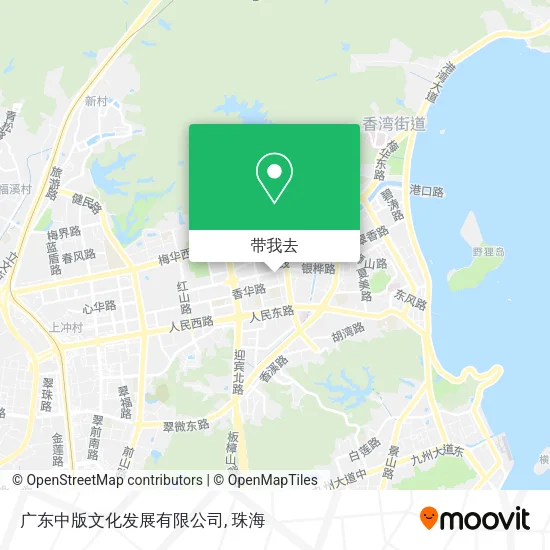 广东中版文化发展有限公司地图