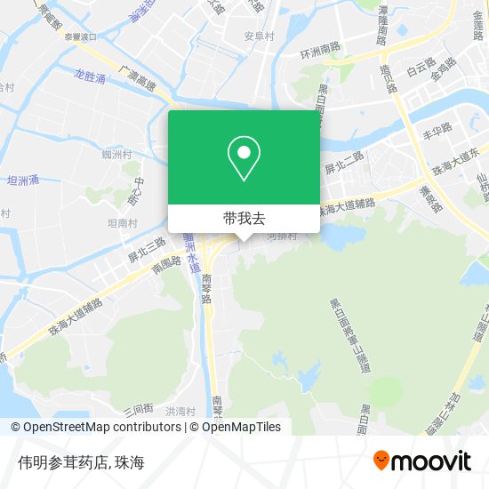 伟明参茸药店地图