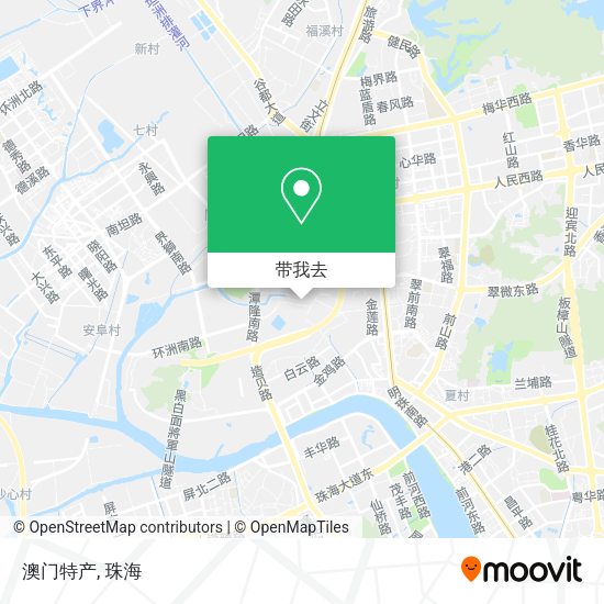 澳门特产地图
