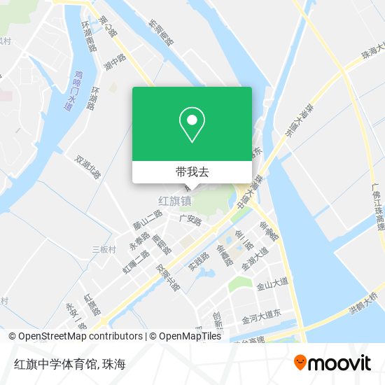 红旗中学体育馆地图