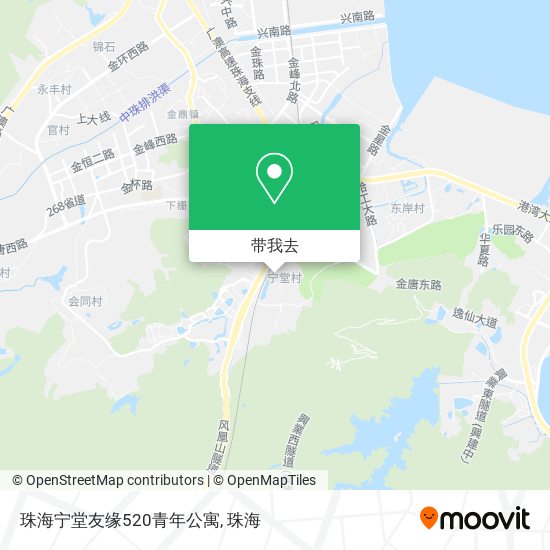 珠海宁堂友缘520青年公寓地图