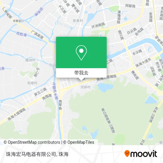 珠海宏马电器有限公司地图