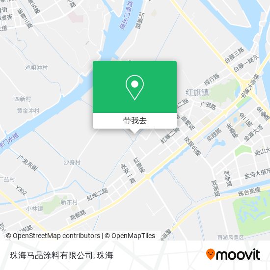 珠海马品涂料有限公司地图