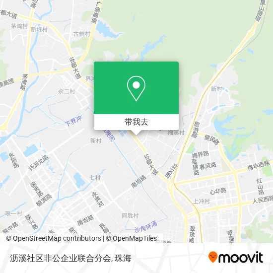 沥溪社区非公企业联合分会地图