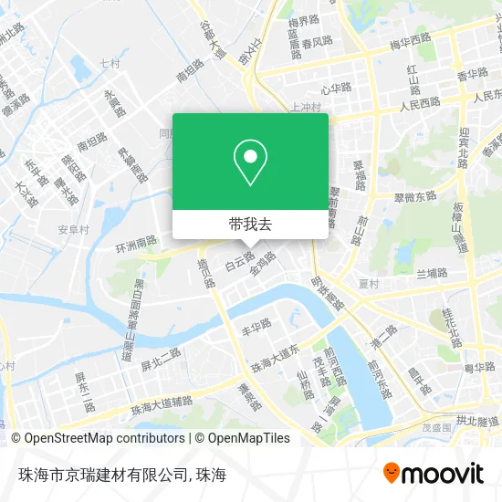 珠海市京瑞建材有限公司地图