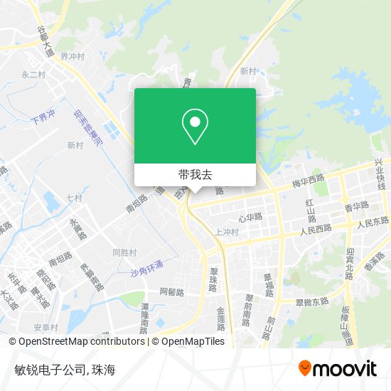 敏锐电子公司地图