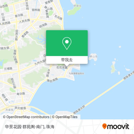 华景花园·群苑阁-南门地图