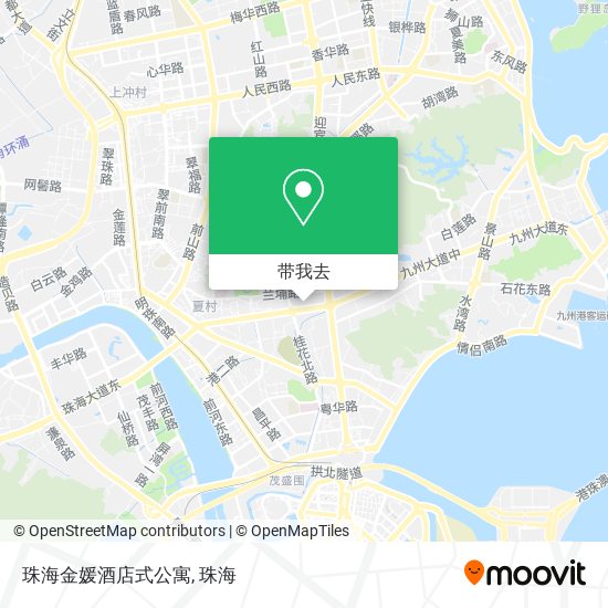 珠海金媛酒店式公寓地图