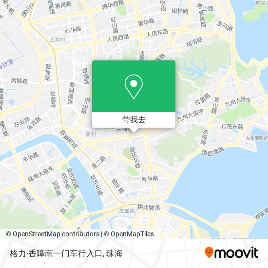 格力·香障南一门车行入口地图