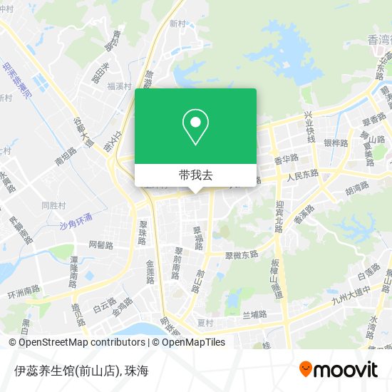 伊蕊养生馆(前山店)地图
