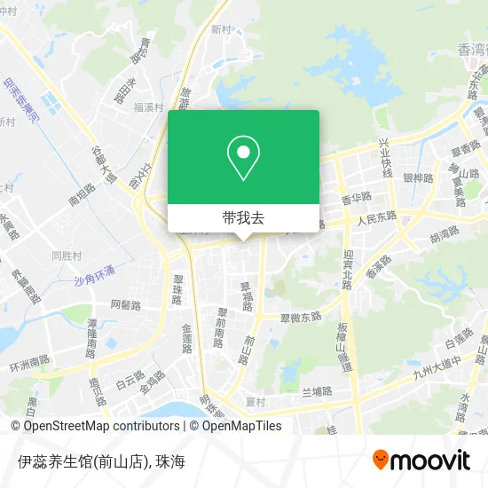 伊蕊养生馆(前山店)地图