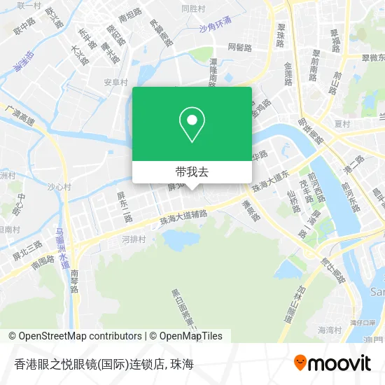 香港眼之悦眼镜(国际)连锁店地图