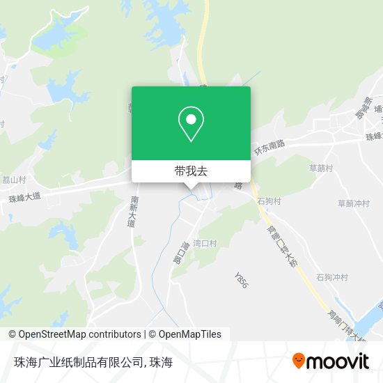 珠海广业纸制品有限公司地图