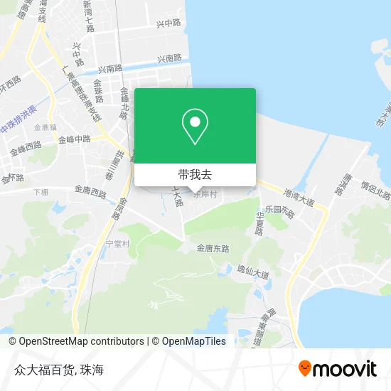 众大福百货地图