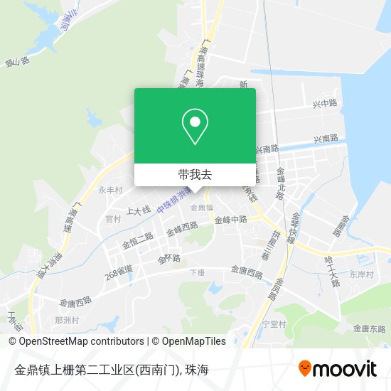 金鼎镇上栅第二工业区(西南门)地图