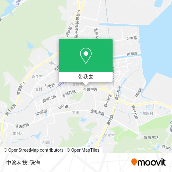 中澳科技地图