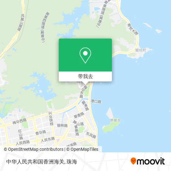 中华人民共和国香洲海关地图