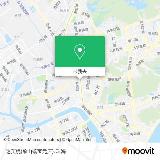 达芙妮(前山镇宝元店)地图