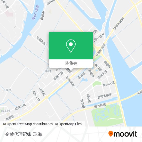 企荣代理记账地图