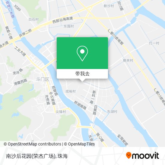 南沙后花园(荣杰广场)地图
