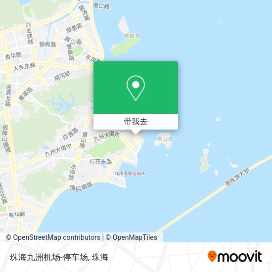 珠海九洲机场-停车场地图