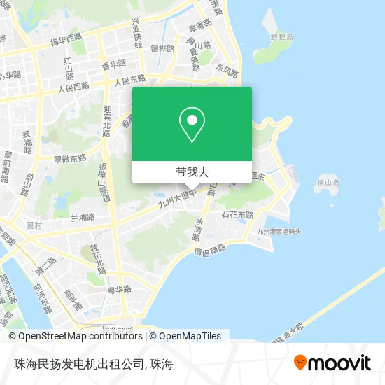 珠海民扬发电机出租公司地图