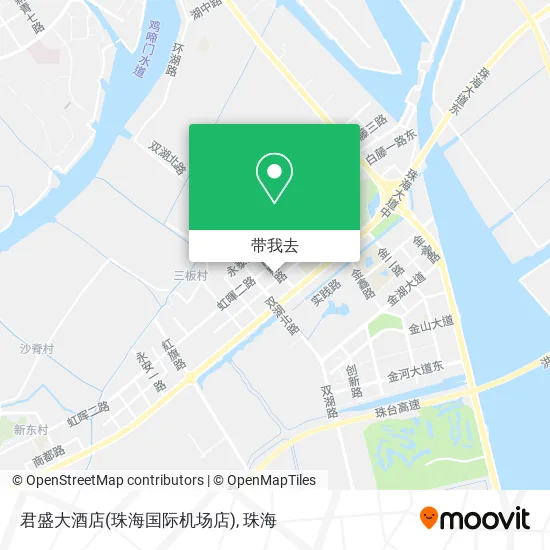 君盛大酒店(珠海国际机场店)地图