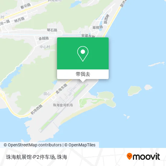 珠海航展馆-P2停车场地图