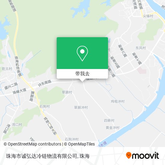 珠海市诚弘达冷链物流有限公司地图