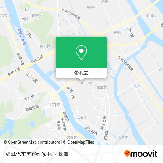 银城汽车美容维修中心地图