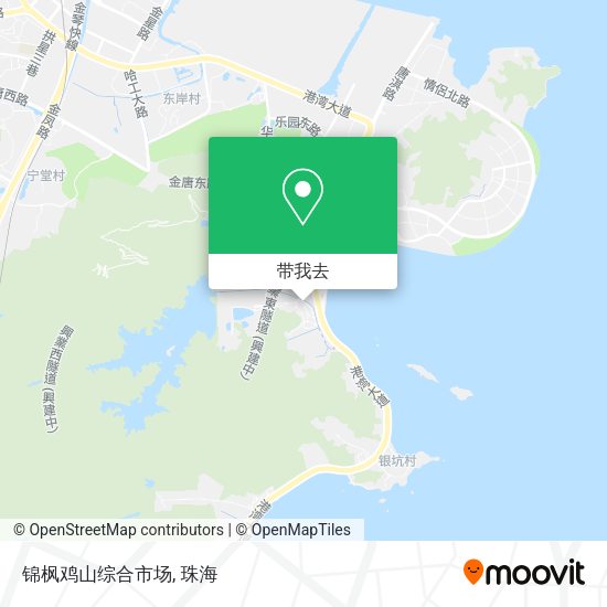 锦枫鸡山综合市场地图