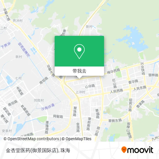 金杏堂医药(御景国际店)地图