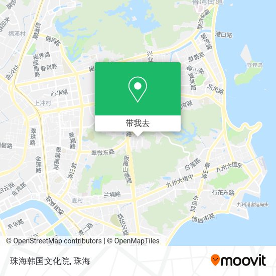 珠海韩国文化院地图