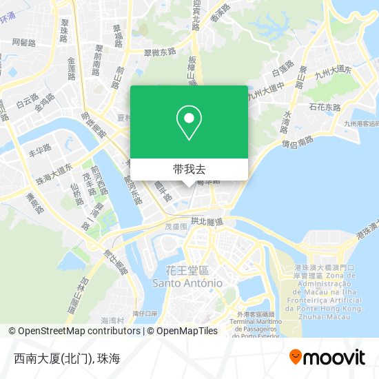 西南大厦(北门)地图