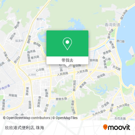 欣欣港式便利店地图