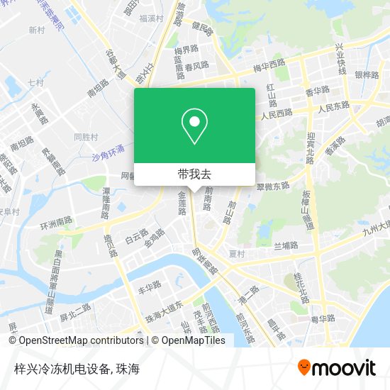 梓兴冷冻机电设备地图