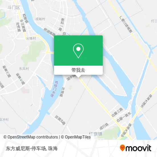 东方威尼斯-停车场地图