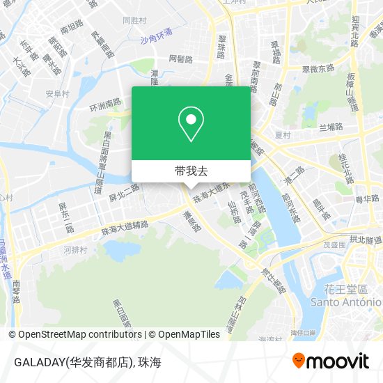 GALADAY(华发商都店)地图