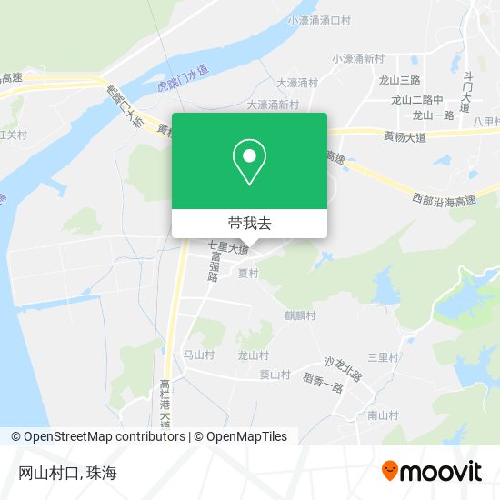 网山村口地图