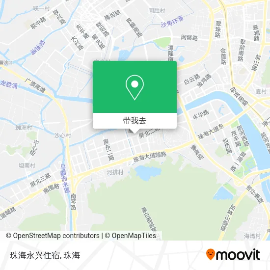 珠海永兴住宿地图