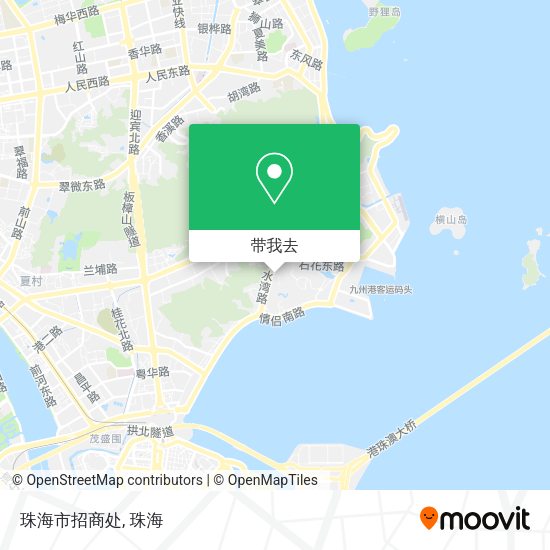 珠海市招商处地图