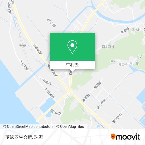 梦缘养生会所地图