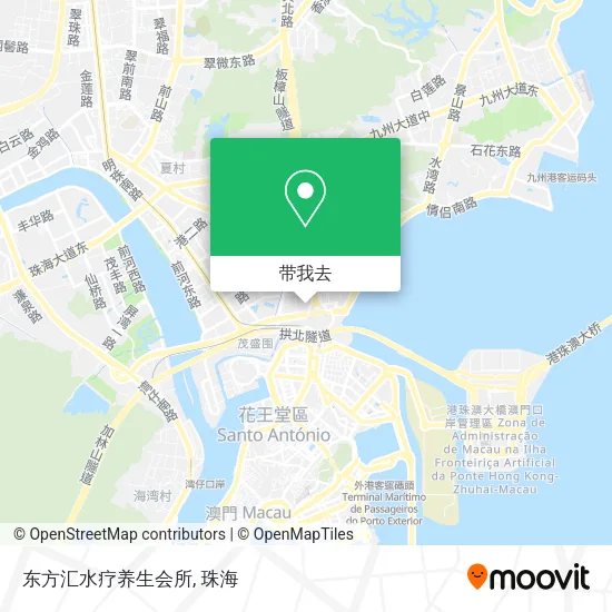 东方汇水疗养生会所地图