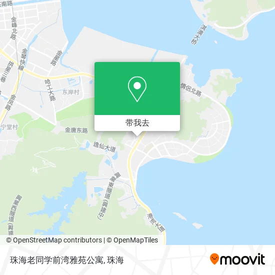 珠海老同学前湾雅苑公寓地图