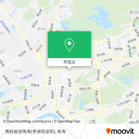 携程旅游珠海(香洲营业部)地图