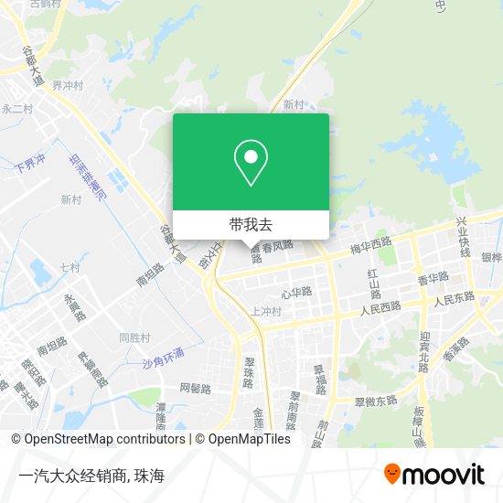 一汽大众经销商地图