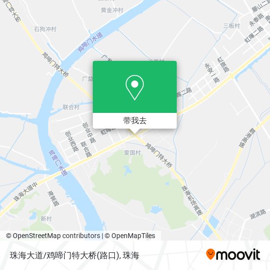 珠海大道/鸡啼门特大桥(路口)地图