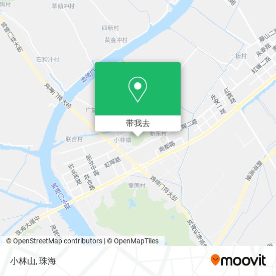 小林山地图